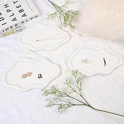 Ceramic Jewelry Large Decorative Cloud Tray, Trinket Dish (White) - Image 7
