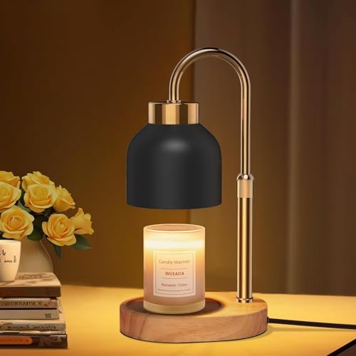Candle Warmer Lamp with Timer Dimmer, Height & Brightness Adjustable by WUEAOA