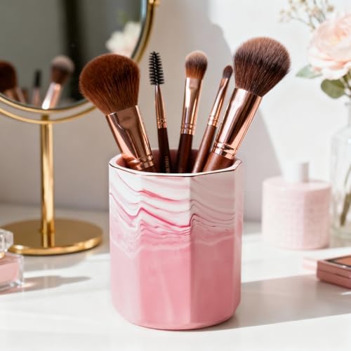 Concrete Desk Accessories Set, Pen Holder and Paperclip Holder for Office - Image 5