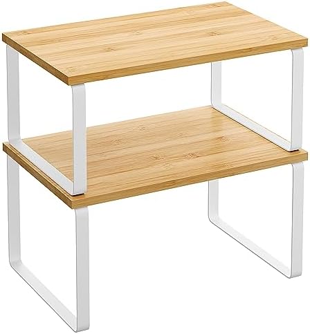 SONGMICS Cabinet Organizer Shelf, Set of 2 Spice Rack, Kitchen Storage by SONGMICSbySONGMICSHOME