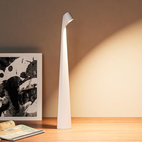 HAPYGI Cordless Rechargeable Reading Metal Table Lamp, 3-Level Brightness by HAPYGILightings