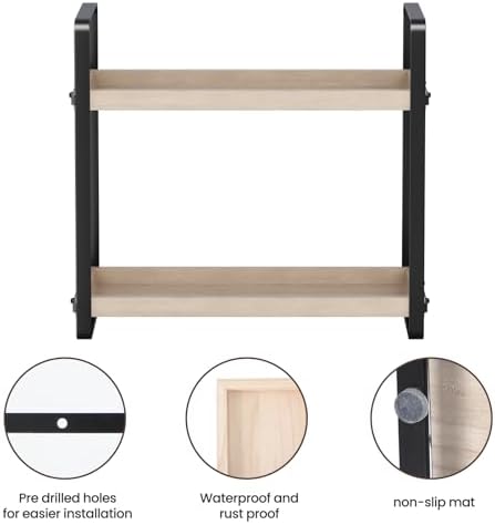 HNRLOY Bathroom Counter Organizer, Bathroom Counter Shelf, Makeup Organizer - Image 4