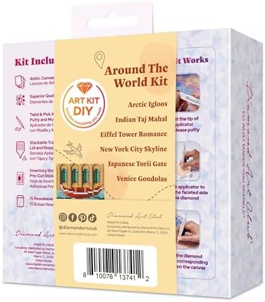 DIAMOND ART CLUB Mini Dazzles - Around the World Part 1 Diamond Art Kits - Image 5