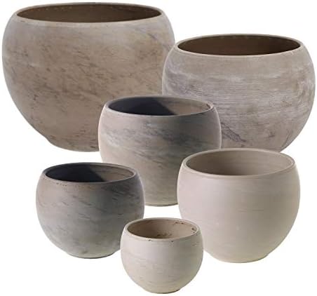 Astrid Ceramic Pot | Modern Pot Decor for Home or Office l Indoor and Outdoor Planter for Any Event Decorations (5.5"x 4" Grey) - Image 2