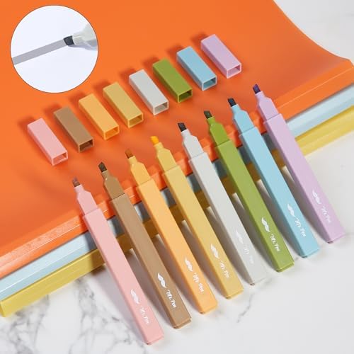 Mr. Pen- Aesthetic Highlighters No Bleed, 8 Pack, Assorted Colors | Chisel Tip, Cute Highlighters Assorted Colors for Journaling, Highlighting, Underlining, Fast Dry, Back to School Supplies - Image 6