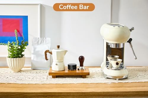 Small 10" Acacia Wood Riser Pedestal Stand for Kitchen Counter - Image 6