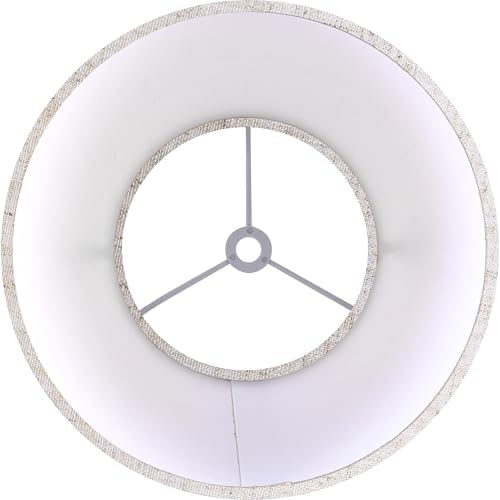 GO&SO Small Mini Oatmeal Linen Lamp Shades Set of 2,5"×9"×6.4" Beige Bell - Image 5