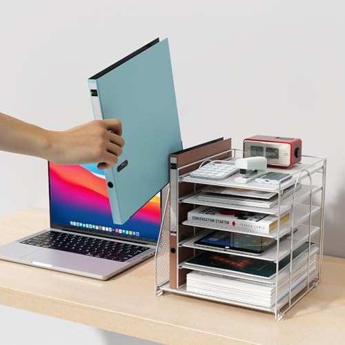 gianotter 6-Tier Paper Organizer With Magazine Holder - Image 6