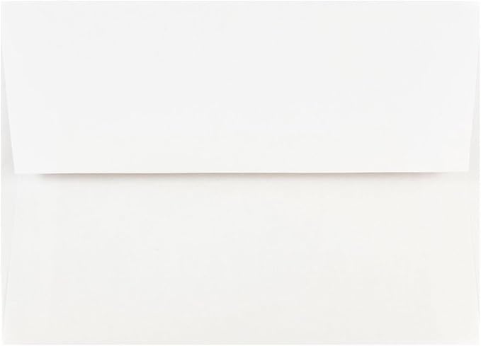 JAM PAPER A7 Invitation Envelopes - 5 1/4 x 7 1/4 - White - 50/Pack