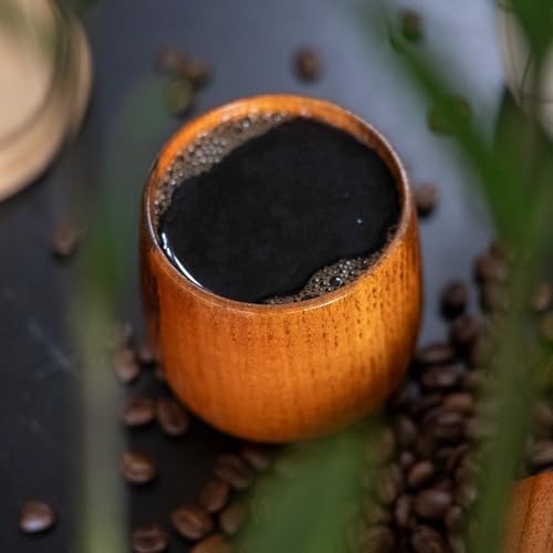 Wooden Cup 6oz | Hot and Cold Drinks | Coffee Mug| Classy Design | Tea Mug | Tea Cup - Image 2
