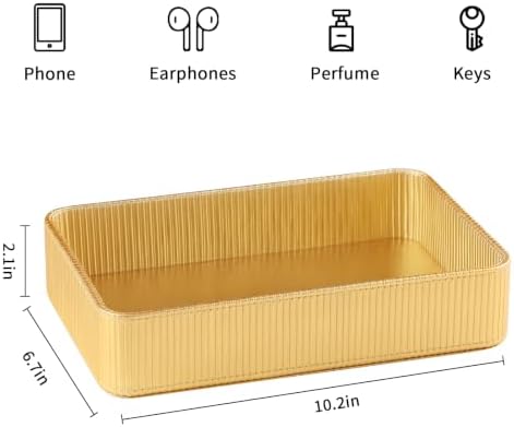 Valet Tray Organizer Bedside Nightstand Organizer Desk CatchallTray - Image 7