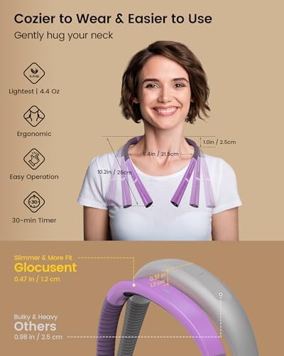 Glocusent Upgraded LED Neck Reading Light, Book Light for Reading in Bed - Image 2