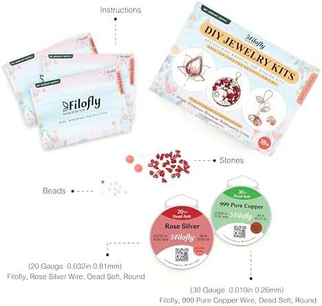 Filofly DIY Jewelry Making Kit 002, Spirit of Nature, Wire Wrapping Kits - Image 4