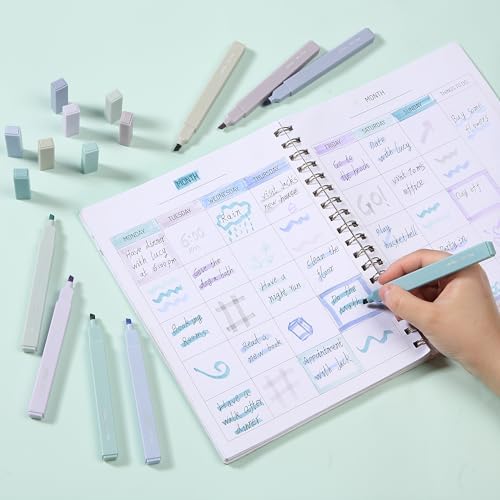 Mr. Pen- Aesthetic Highlighters No Bleed, 8 Pack, Assorted Colors | Chisel Tip, Cute Highlighters Assorted Colors for Journaling, Highlighting, Underlining, Fast Dry, Back to School Supplies - Image 5