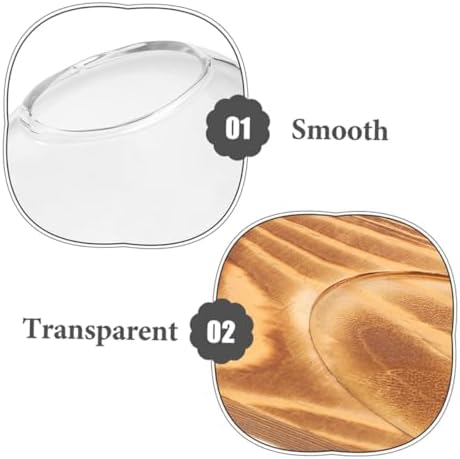 Glass Plant Propagation Station Round Vase with Wooden Base, 2pcs - Image 4