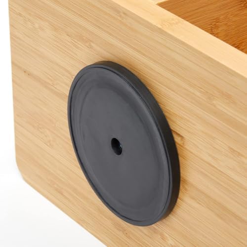 Bamboo 360° Rotating 12" Makeup Organizer, Cosmetic Organizer (Pack of 2) - Image 3