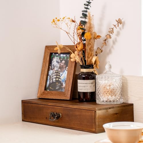Wooden Drawers Organizer Solid Desktop Drawer Storage Box Organizer - Image 2