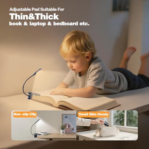 VAVOFO Rechargeable Reading Light, Clip on Book Light for Reading in Bed - Image 5