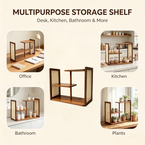 3 Tier Coffee and Matcha Station Shelf, Kitchen Countertop Storage for Coffee Beans Filters Matcha Tools Cups Mugs, Perfect for Home Baristas and Tea Lovers - Image 6