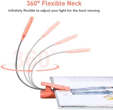 VAVOFO Rechargeable Reading Light, Clip on Book Light for Reading in Bed - Image 6