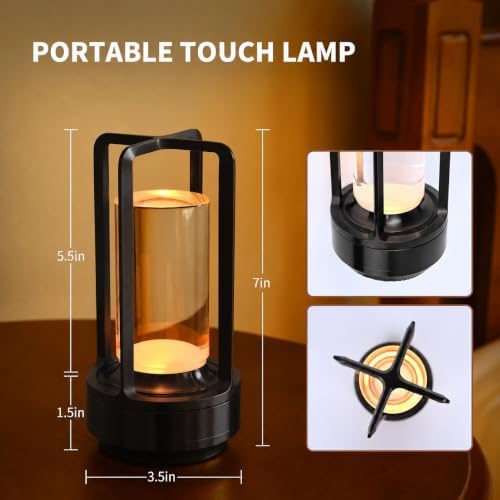 Cordless Table Lamp, Rechargeable LED Decorative Lamp - Image 4