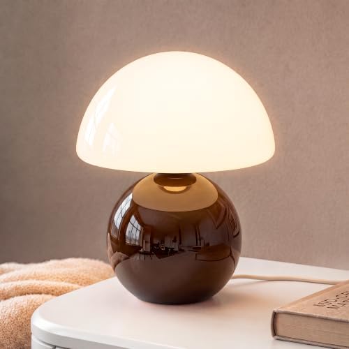Dawnwake Mushroom Lamp Table Lamp for Bedroom-Small Desk Table Lamps,Coffee by Dawnwake