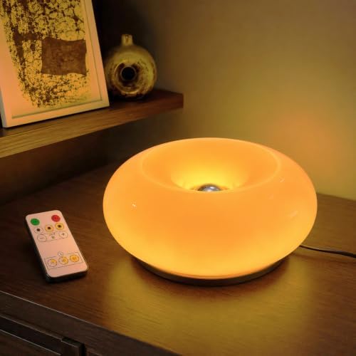 Orange Donut Table Lamp,Ambient Lighting Lamp,Aesthetic Room Decor by MIXL