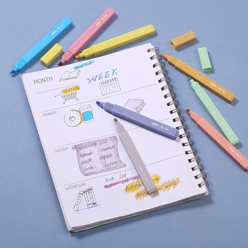 Mr. Pen- Aesthetic Highlighters No Bleed, 8 Pack, Assorted Colors | Chisel Tip, Cute Highlighters Assorted Colors for Journaling, Highlighting, Underlining, Fast Dry, Back to School Supplies - Image 7