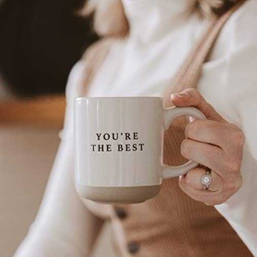 Sweet Water Decor You're The Best Stoneware Coffee Mug | Inspirational Mug | Novelty Coffee Mugs | Microwave & Dishwasher Safe | 14oz Coffee Cup - Image 2