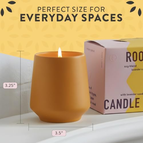 Modern Sprout Soy Candle Planter - Grows Lavender - Cedarwood Scent - 6 oz - Image 4