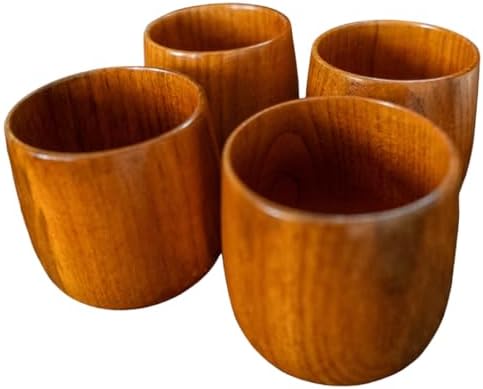 Wooden Coffee Mug for Hot and Cold Drinks, Classy Design (4) by Unknown