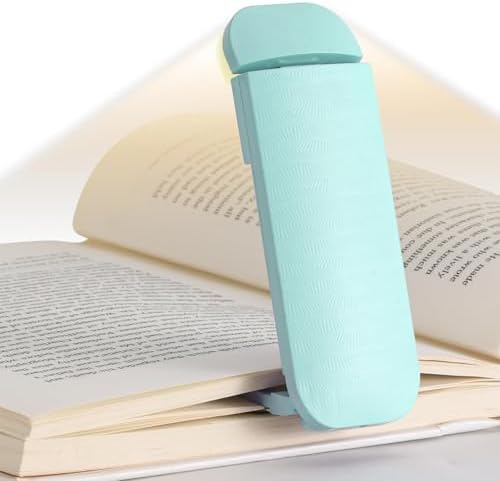 HEMONNKAM Reading Light, Rechargeable Clip-On Book Light for Bed at Night by HEMONNKAM