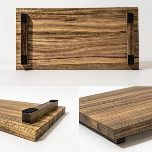16" Acacia Wood Riser Pedestal Stand, Farmhouse Large Display Riser for Kitchen Counter Bathroom Sink, Multi-purpose Wood Stand for Plant, Candle, Jewelry, Vanity Tray, Coffee Bar Decor - Image 7