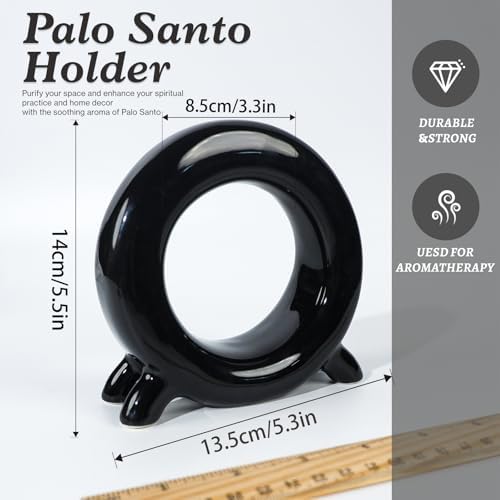 Ceramic Incense Holder & Burner for Palo Santo and Sage Storage - Image 2