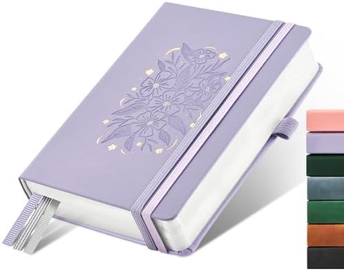 &And Per Se 365 Page Journal – A5 Hardcover Lined Notebook, One Book for the Whole Year, 100gsm Thick Paper, Numbered Pages & 3 Bookmarks, Annual Diary for Daily Writing (Lavender) by AndPerSe