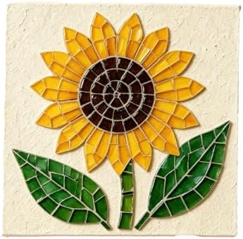 LWLQCZJ Sea Glass Art Kit - DIY Fun Craft Kit for Adults, Beginner Friendly (Sunflower) by Unknown