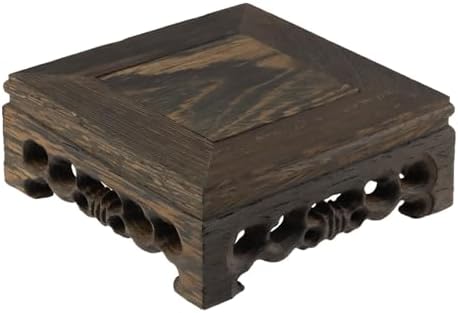 Square Furniture Wooden Display Stand Base , 4" x 4" by PUFGUY