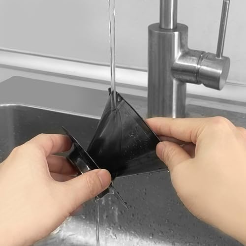 LHS Pour Over Coffee Dripper Reusable Coffee Filter Paperless Coffee Filter Stainless Steel Pour Over Coffee Maker Cone Coffee Dripper for 1-2 Cup,Black - Image 7