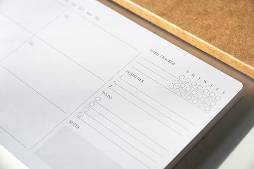 Minimalist Weekly Planner Cards – Double-Sided Weekly Planning Cards, 250 GSM Cardstock (2-Pack, 60 Cards Total) - Image 2