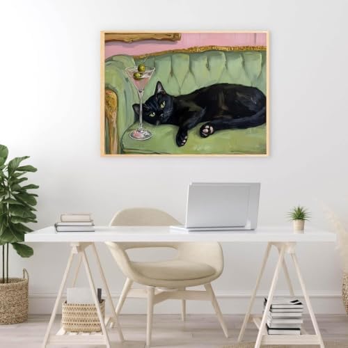 Black Cat Diamond Art Kits for Adults Diamond Painting Kit for Beginner - Image 4