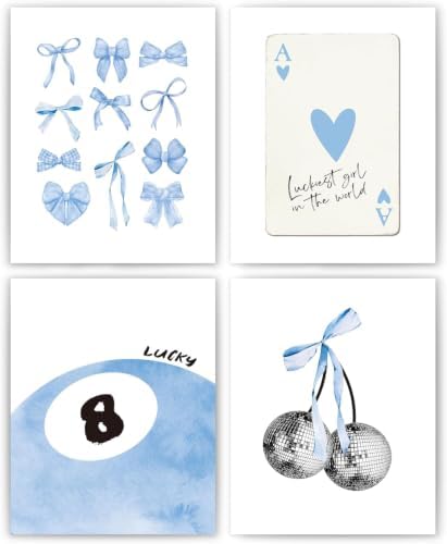 4 Pack Bow Diamond Art Kits for Adults Diamond Painting Kit for Beginner by KICHANG