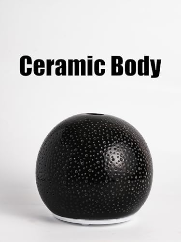 Ceramic Essential Oil Diffusers,Small Cute for Office, Home for Aromatherapy,Bedroom Humidifier Air Fragrance,Room Scent, Smell,Light Decor para Casa De Essentials Aesthetic Aroma (C) - Image 3
