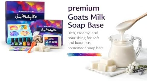 Soap Making Kit for Adults, Make Your Own Soap with Melt & Pour - DIY - Image 2