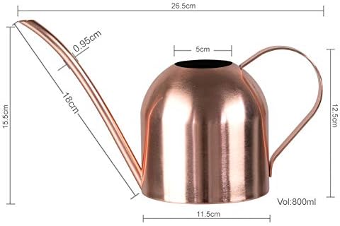 Watering Can for Indoor Plants, 30oz Long Spout Stainless Steel - Image 2