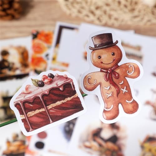 Snycler Sticker Book for Journal 20 Sheets Vintage PET Washi Stickers-7 - Image 5