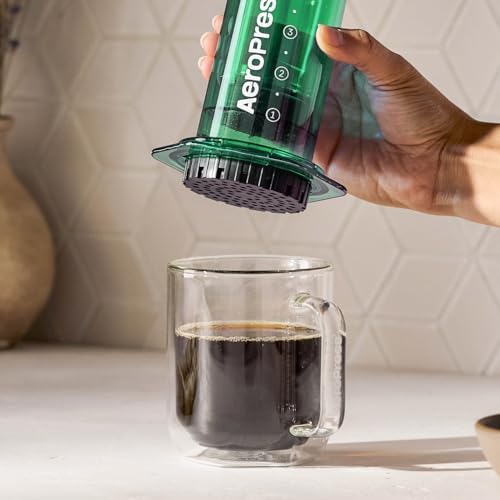AeroPress Clear Green Coffee Press, French Press, Pour-Over & Espresso Style - Image 5
