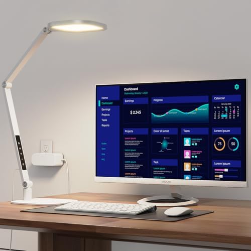 LitONES LED Desk Lamp for Home Office, Soft Edge-lit Design - Modern Style by LitONES