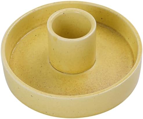 Palo Santo Holder, Ceramic Incense Stick Holder, Sage Holder for Yoga, Meditation, and Energy Cleansing, Unique Ceramic Incense Holder Gift for Palo Santo Sticks (Yellow) by GVOPGIDESCitronellaIncense