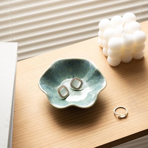 Ceramic Ring Dish, Jewelry Trinket Tray for Rings and Earrings - Image 5