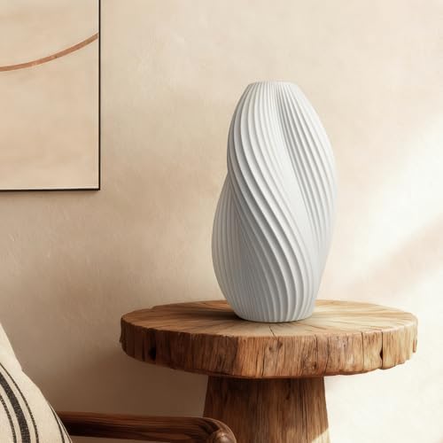 RONDURE Modern Ceramic Decorative Table Lamp Living Room Bedroom Bedside - Image 2